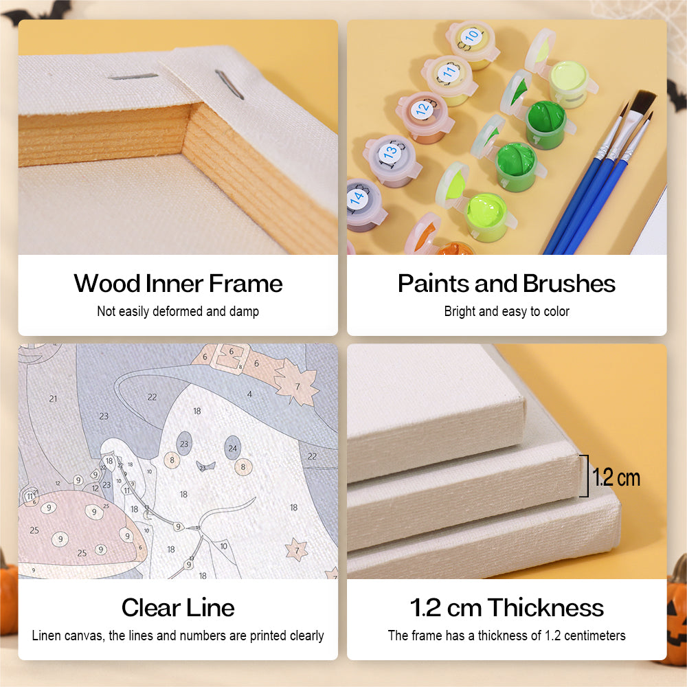 Little Witch Ghost Adventures mini paint by numbers – image 9