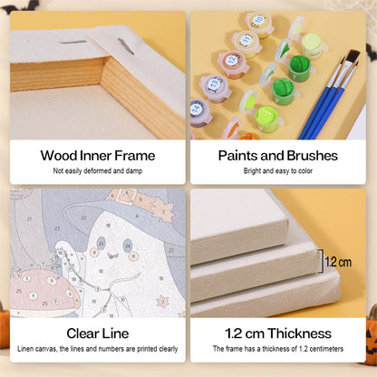 Little Witch Ghost Adventures mini paint by numbers – image 9