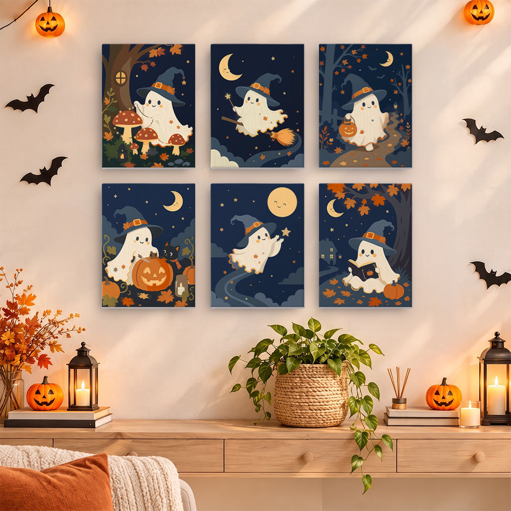 Little Witch Ghost Adventures mini paint by numbers – image 14