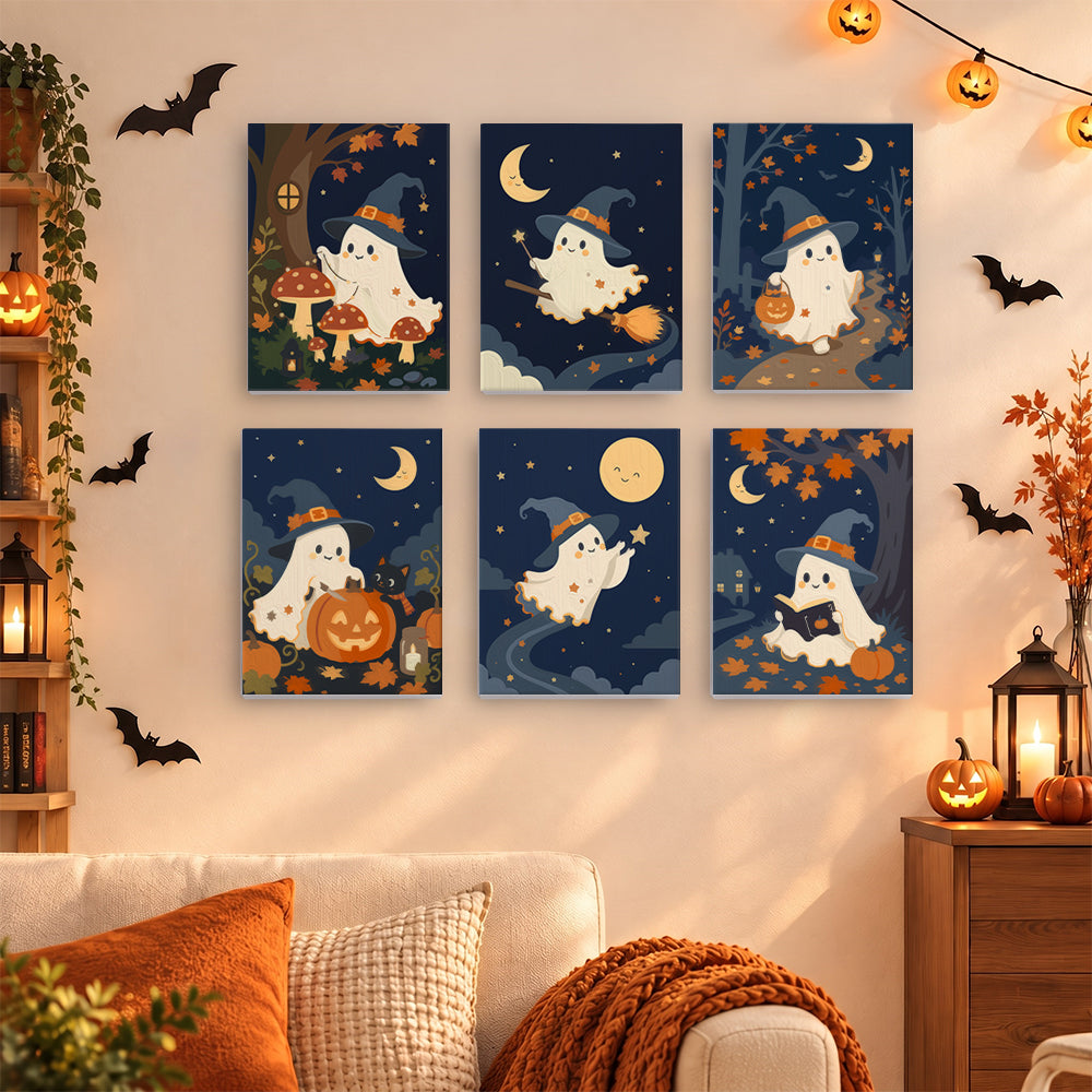 Little Witch Ghost Adventures mini paint by numbers – image 15