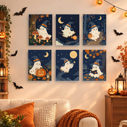 Little Witch Ghost Adventures mini paint by numbers – image 15