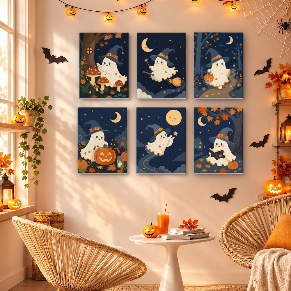 Little Witch Ghost Adventures mini paint by numbers – image 16