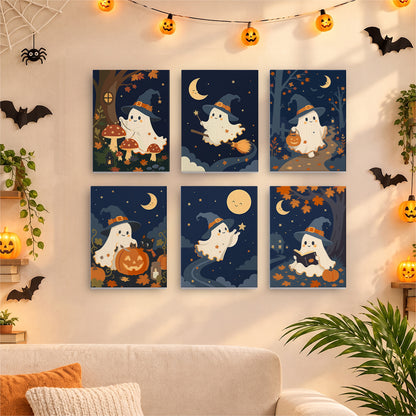 Little Witch Ghost Adventures mini paint by numbers – image 17