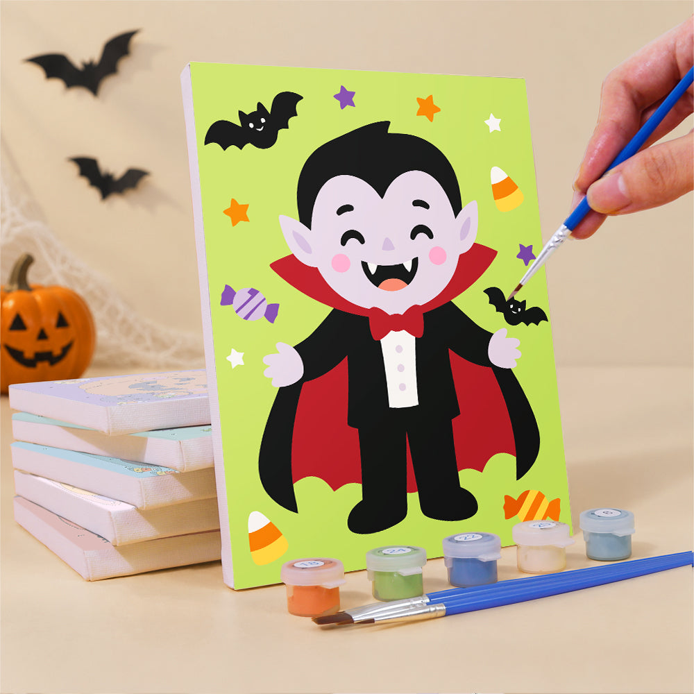Bright Halloween Character mini paint by numbers – image 3