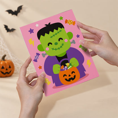 Bright Halloween Character mini paint by numbers – image 6