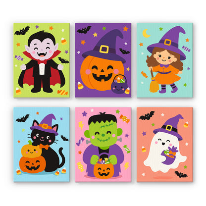 Bright Halloween Character mini paint by numbers – image 7