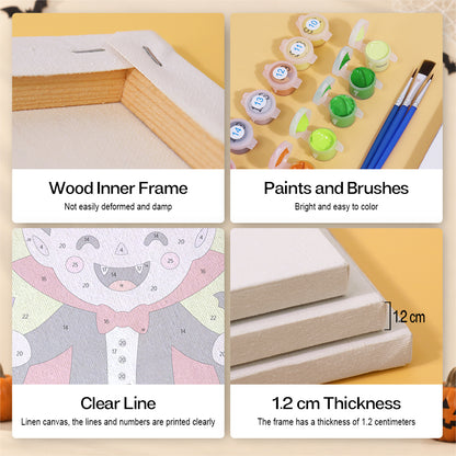 Bright Halloween Character mini paint by numbers – image 9