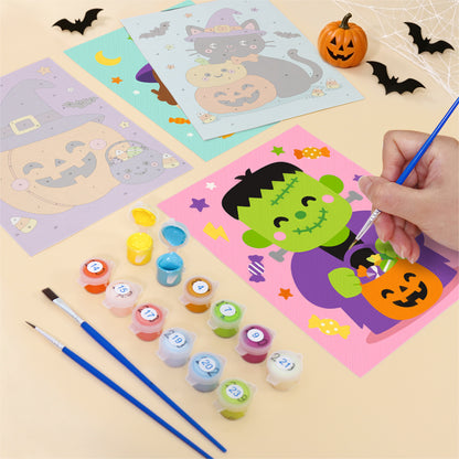 Bright Halloween Character mini paint by numbers – image 12