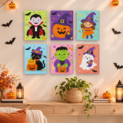 Bright Halloween Character mini paint by numbers – image 14
