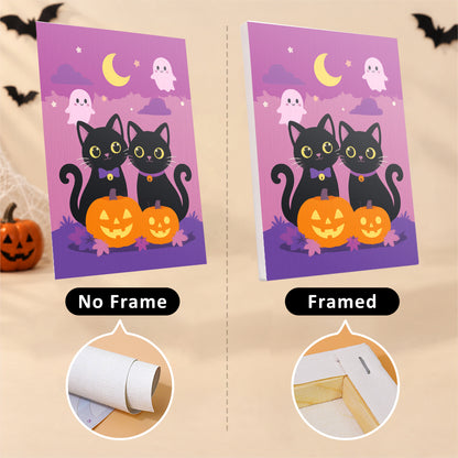 Black Cat and Pumpkin Nights mini paint by numbers – image 13