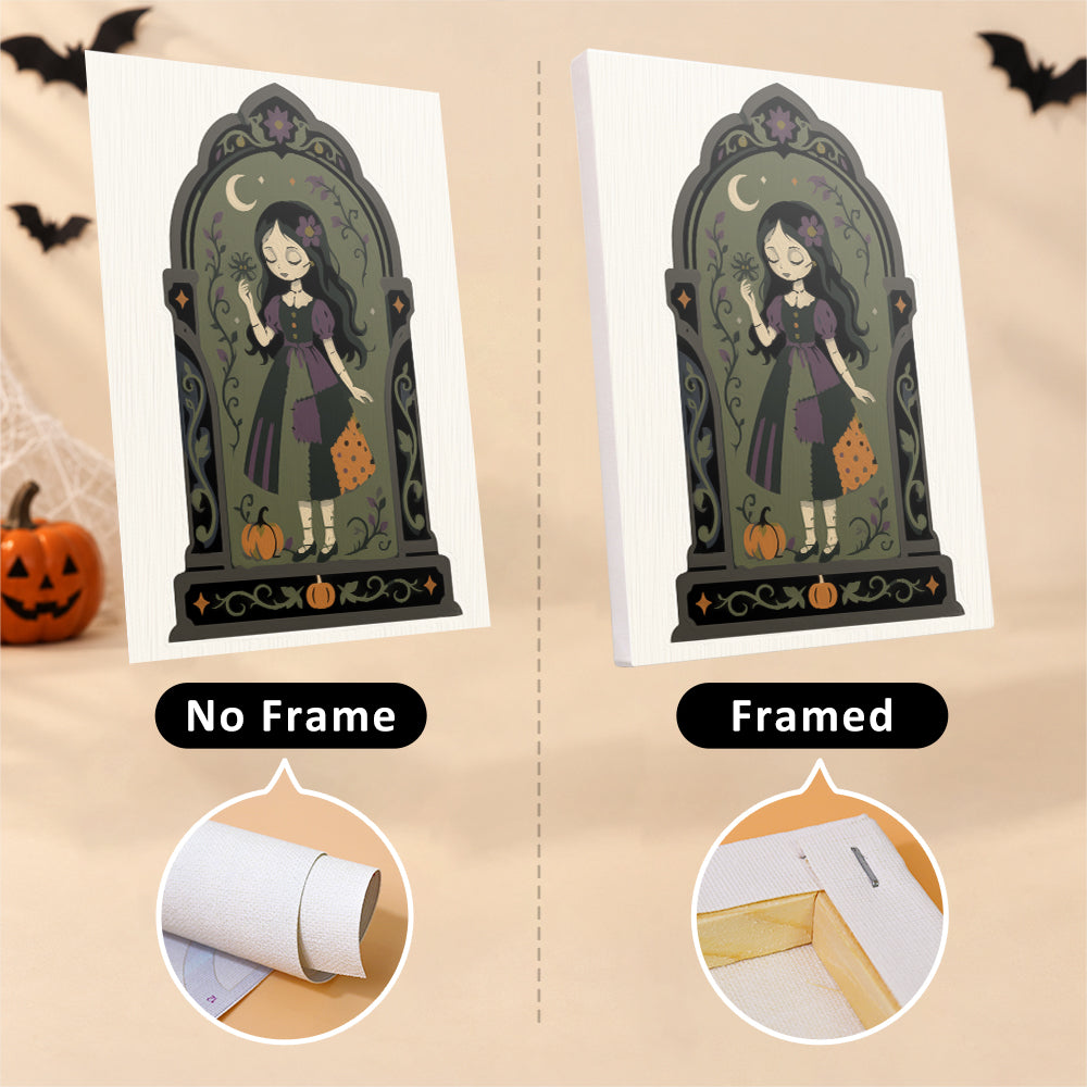 Arched Window Haunted Gallery mini paint by numbers – image 13