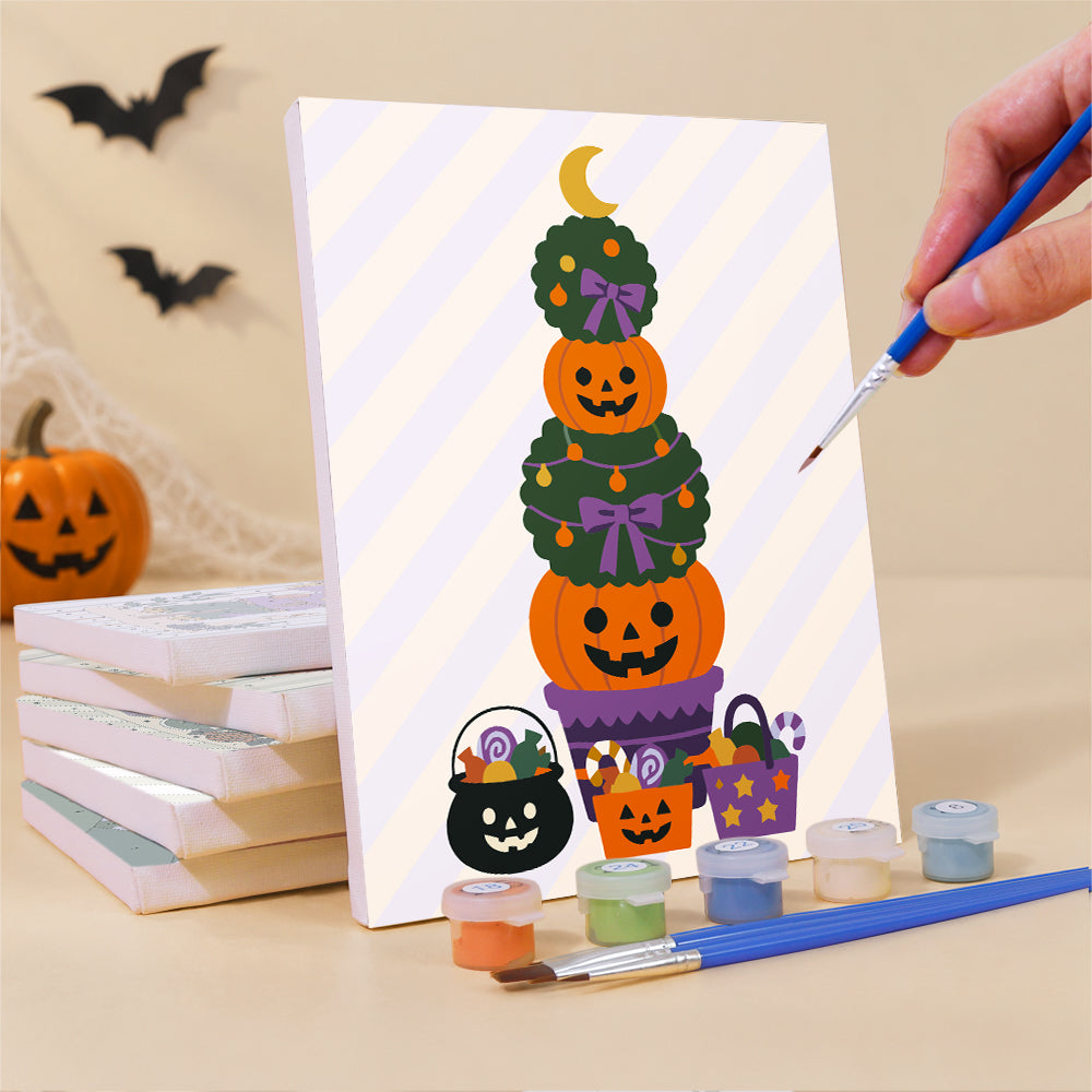 Halloween Decorations mini paint by numbers – image 3