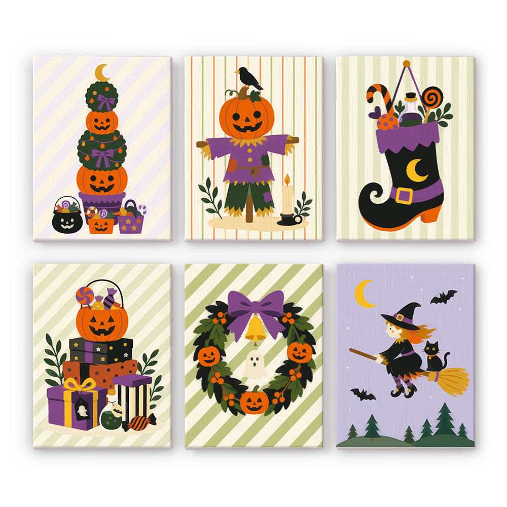 Halloween Decorations mini paint by numbers – image 7