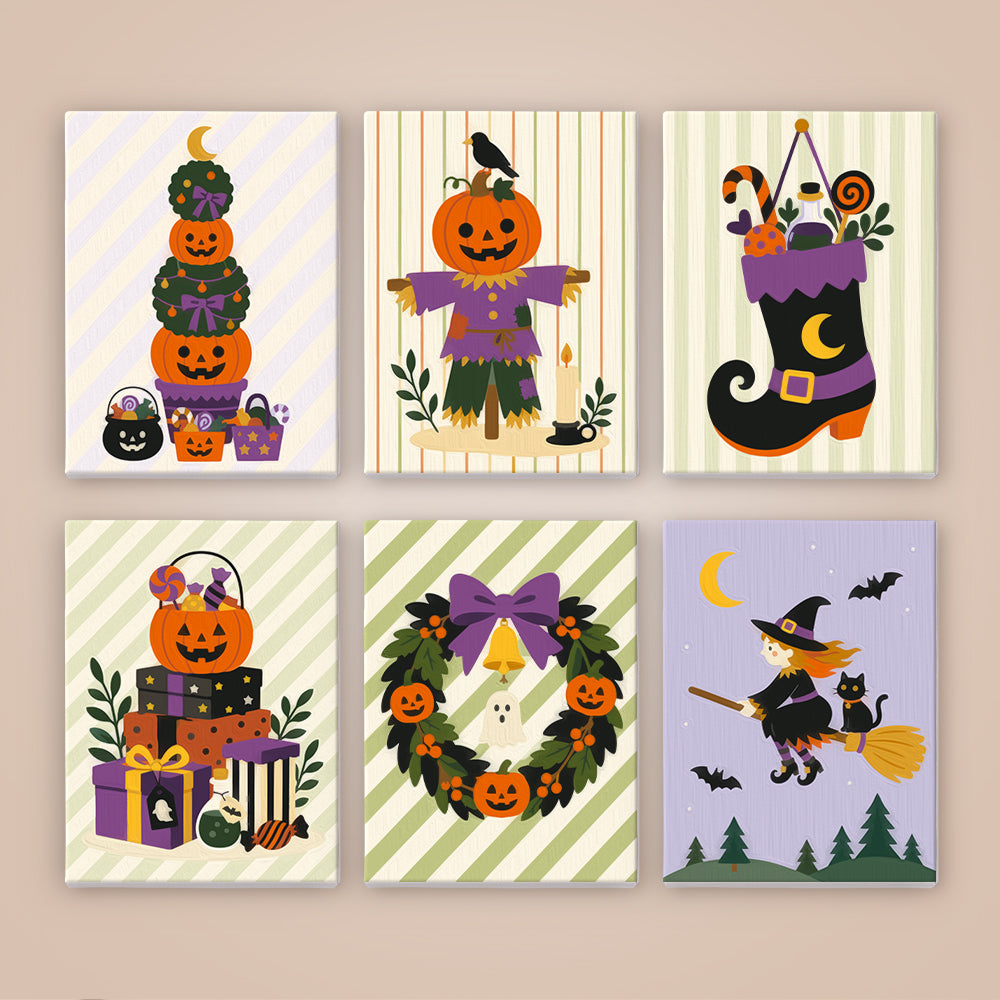 Halloween Decorations mini paint by numbers – image 8