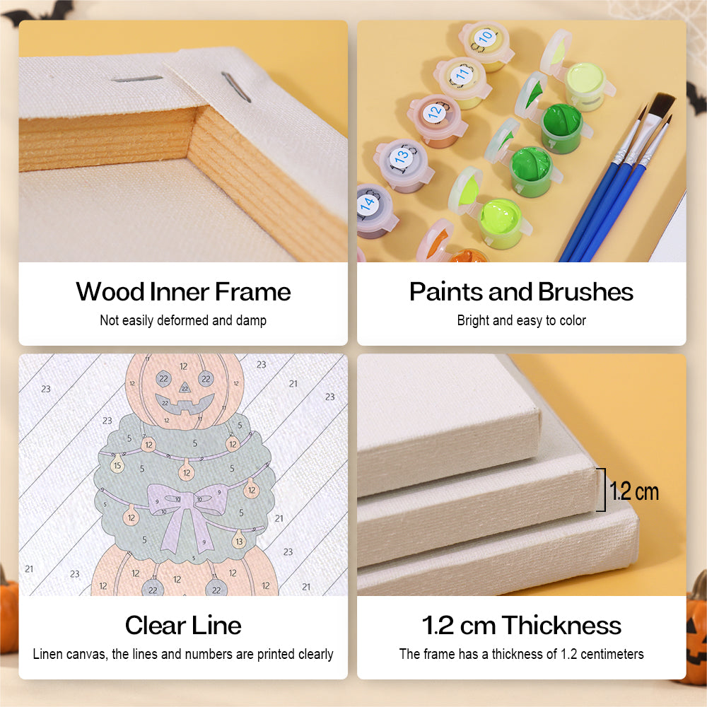 Halloween Decorations mini paint by numbers – image 9