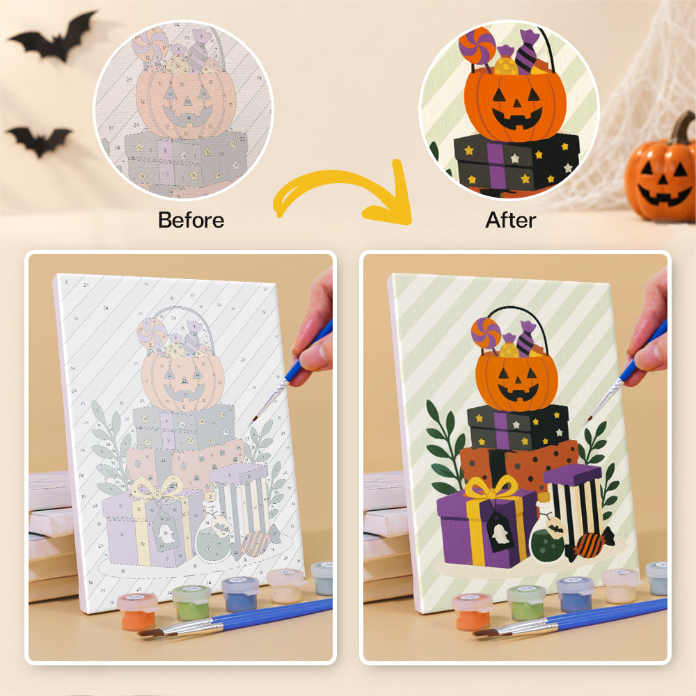 Halloween Decorations mini paint by numbers – image 10