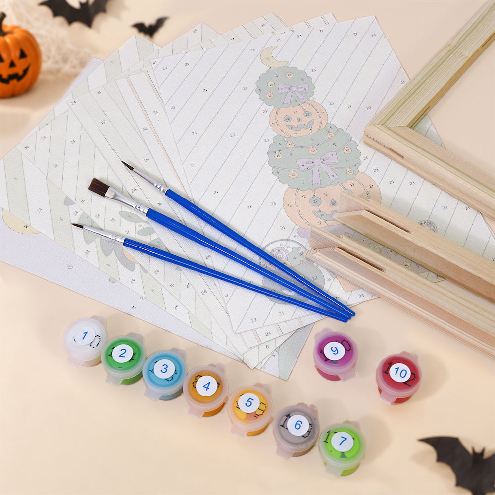 Halloween Decorations mini paint by numbers – image 11