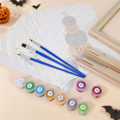 Halloween Decorations mini paint by numbers – image 11