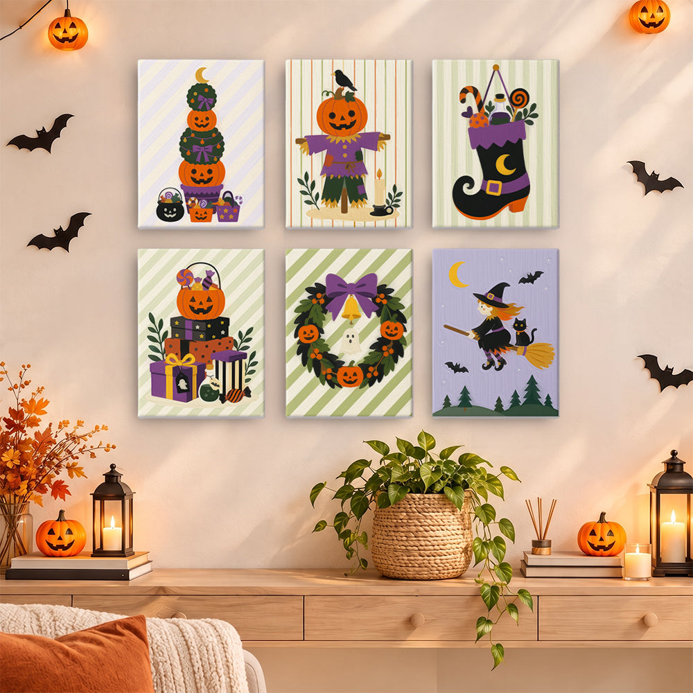 Halloween Decorations mini paint by numbers – image 14