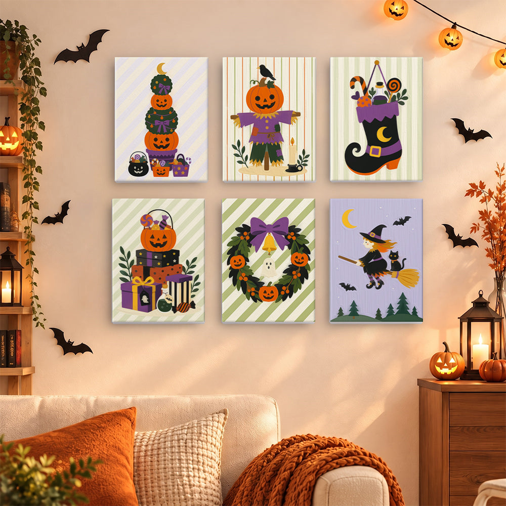Halloween Decorations mini paint by numbers – image 15