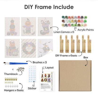 Halloween Decorations mini paint by numbers – image 18