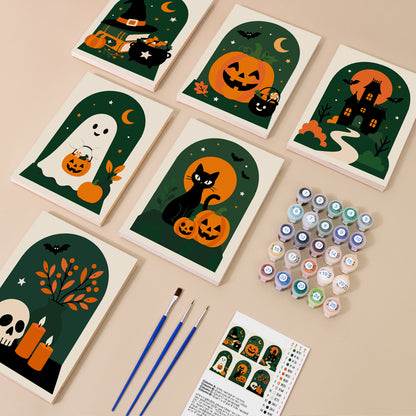 Gothic Arch Halloween mini paint by numbers – image 1