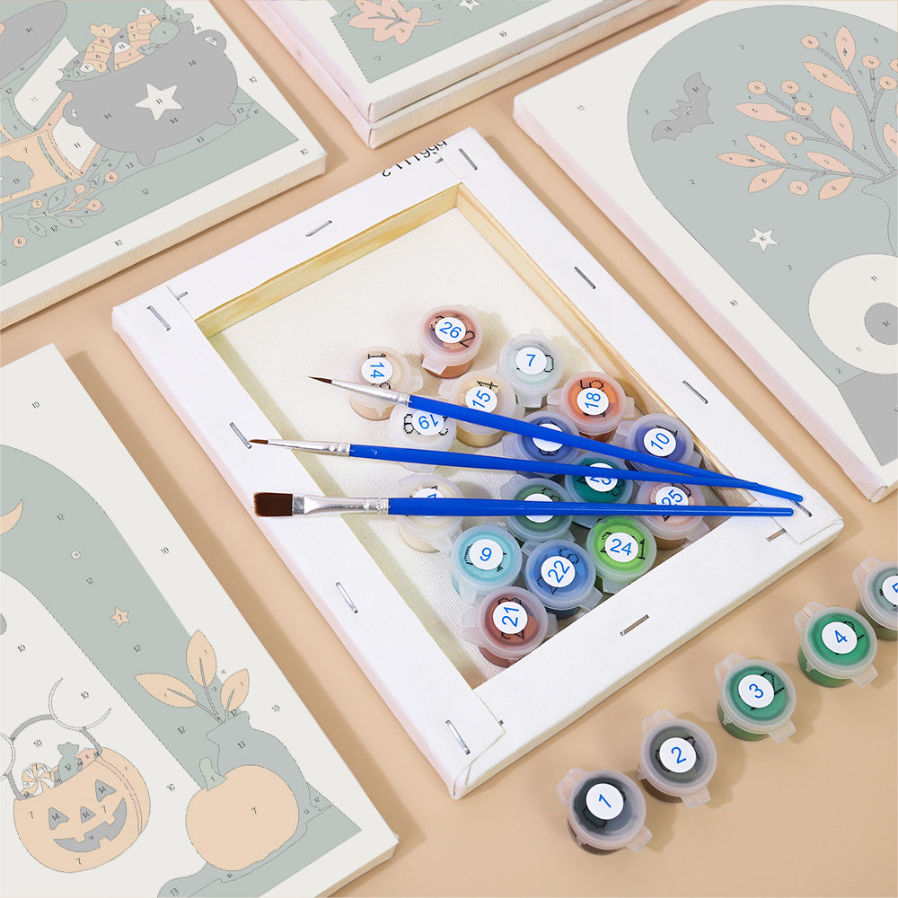 Gothic Arch Halloween mini paint by numbers – image 2