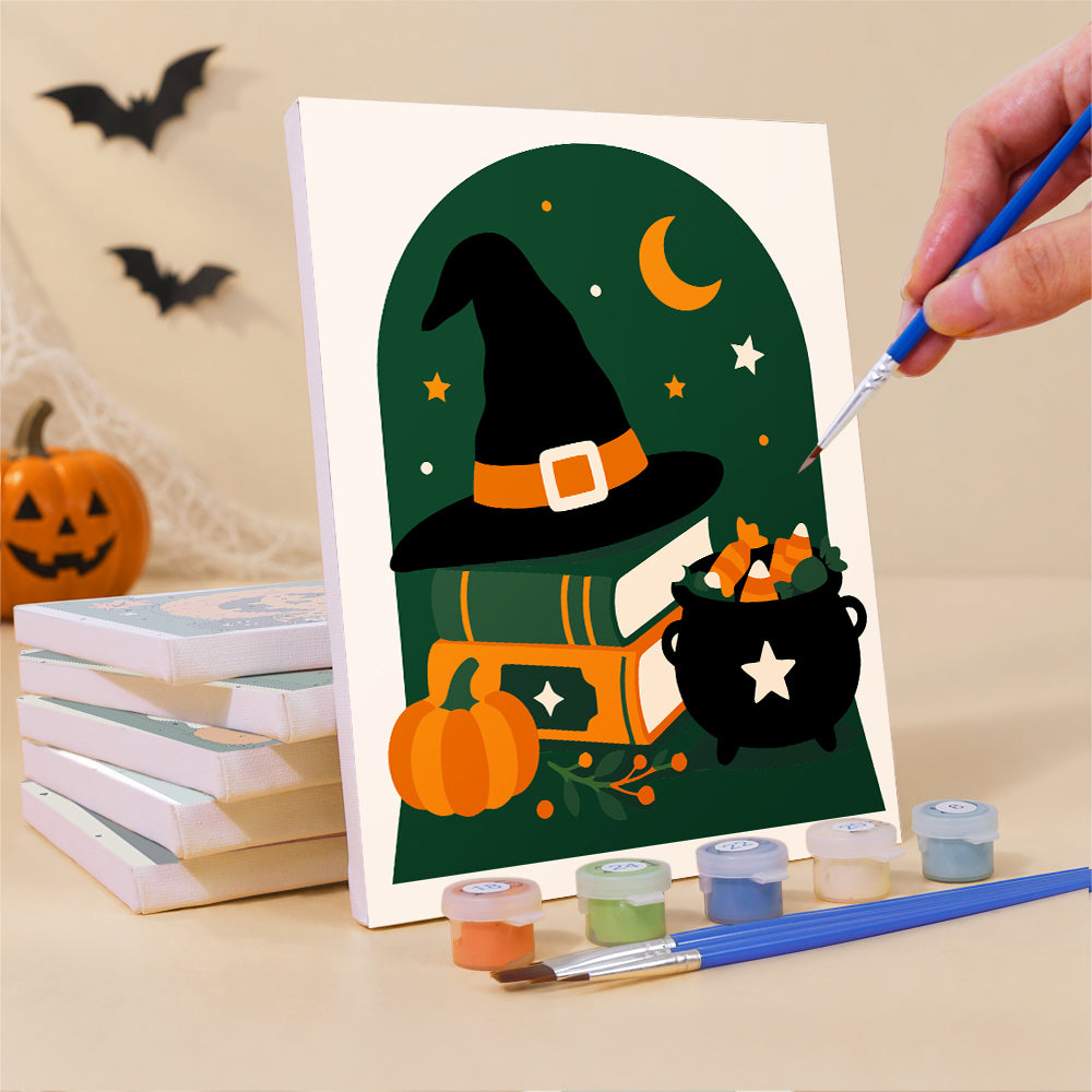 Gothic Arch Halloween mini paint by numbers – image 3