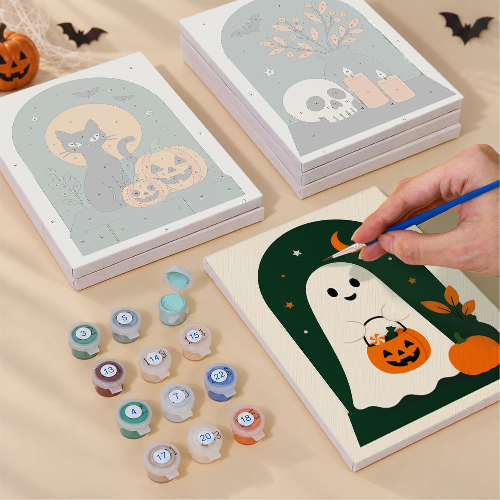 Gothic Arch Halloween mini paint by numbers – image 4