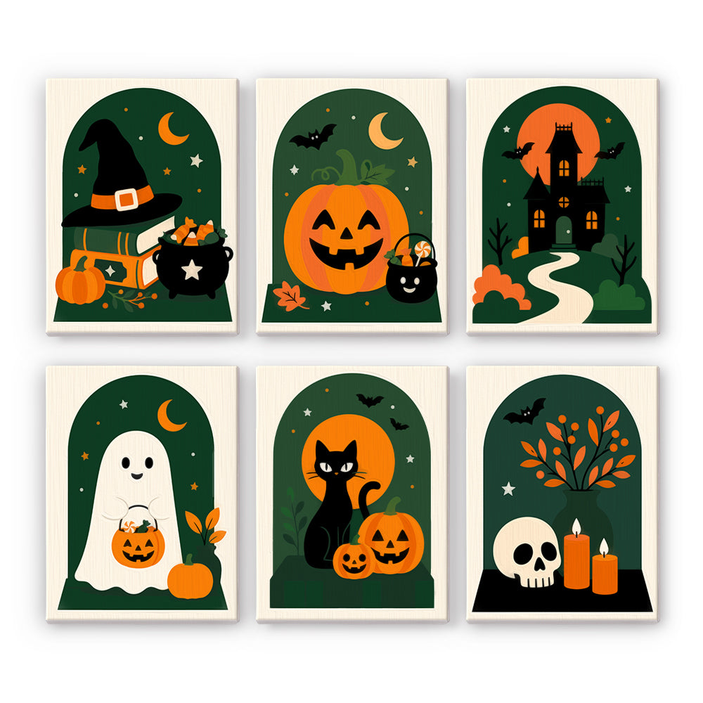 Gothic Arch Halloween mini paint by numbers – image 7