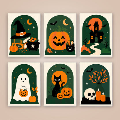 Gothic Arch Halloween mini paint by numbers – image 8