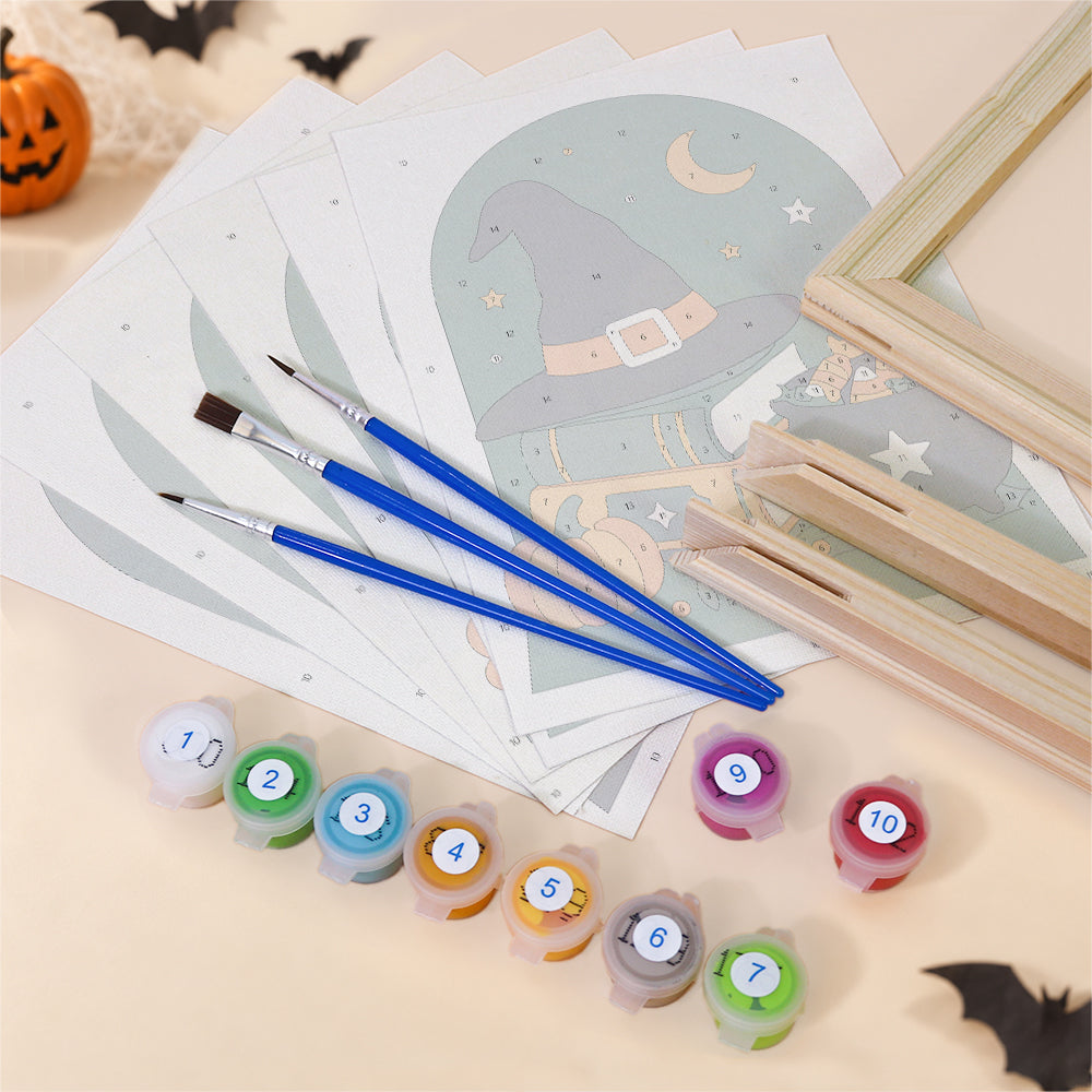 Gothic Arch Halloween mini paint by numbers – image 11