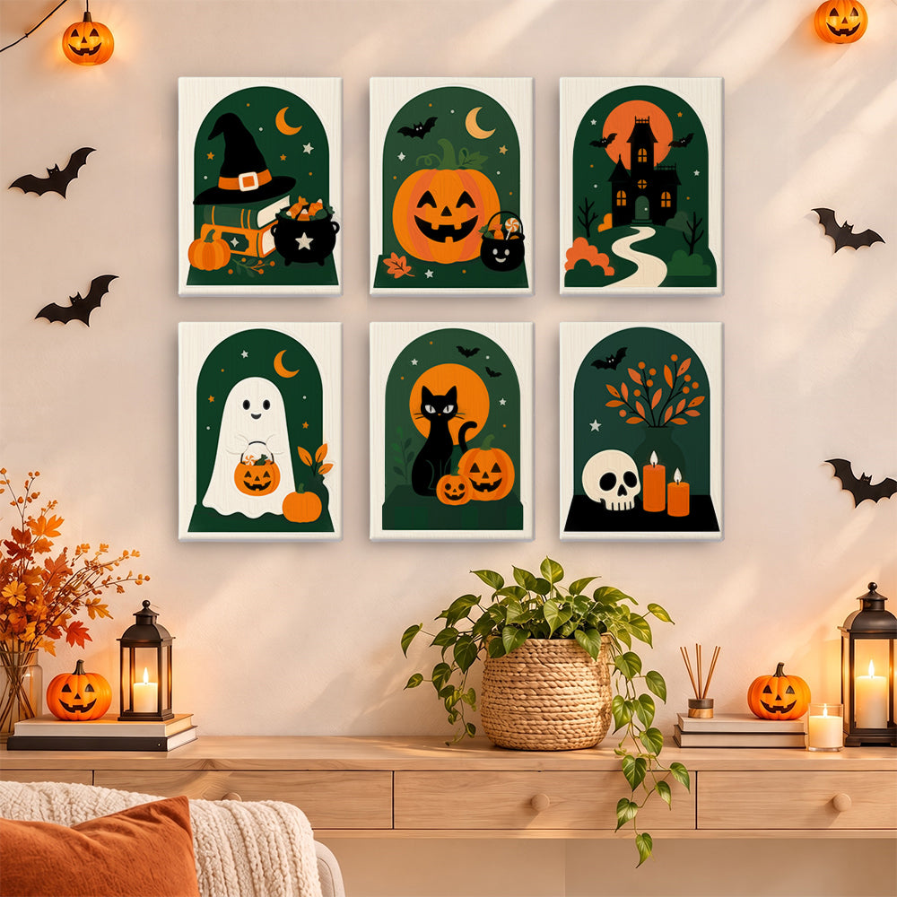 Gothic Arch Halloween mini paint by numbers – image 14