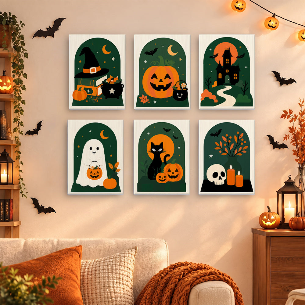 Gothic Arch Halloween mini paint by numbers – image 15