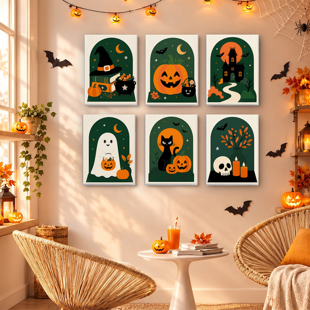 Gothic Arch Halloween mini paint by numbers – image 16