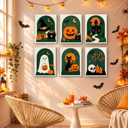 Gothic Arch Halloween mini paint by numbers – image 16