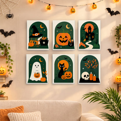 Gothic Arch Halloween mini paint by numbers – image 17