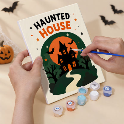 Retro Halloween Slogans mini paint by numbers – image 5