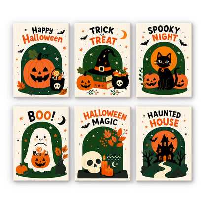 Retro Halloween Slogans mini paint by numbers – image 7