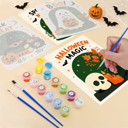 Retro Halloween Slogans mini paint by numbers – image 12