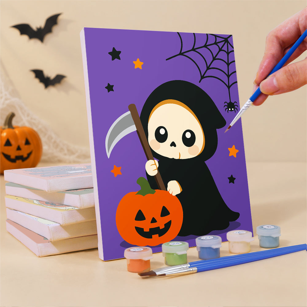 Reaper and Vampire Kid Costumes mini paint by numbers – image 3