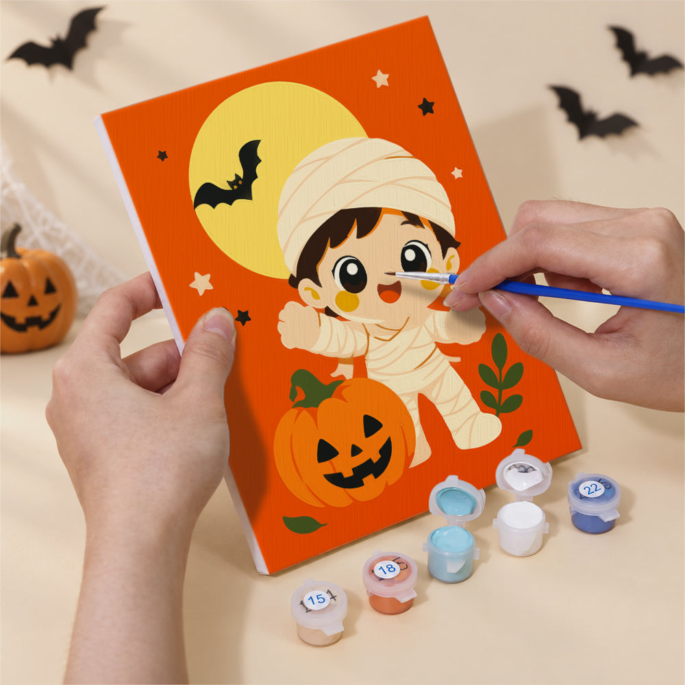 Reaper and Vampire Kid Costumes mini paint by numbers – image 5