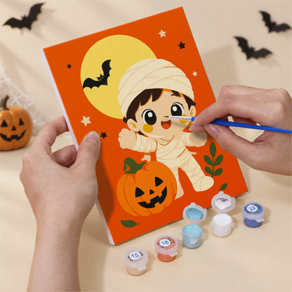 Reaper and Vampire Kid Costumes mini paint by numbers – image 5