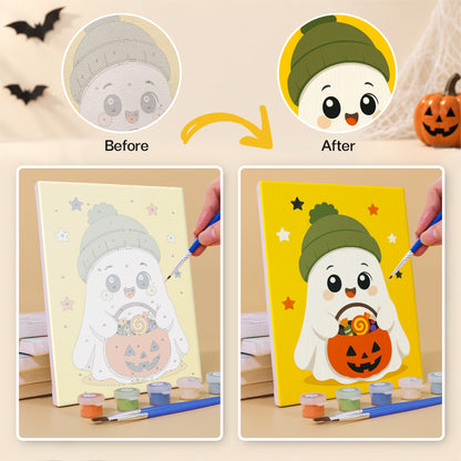 Reaper and Vampire Kid Costumes mini paint by numbers – image 10