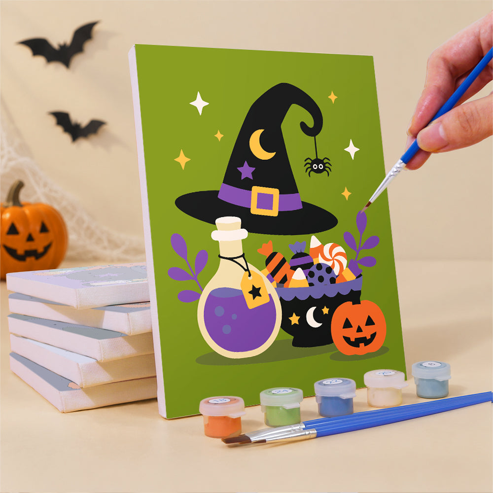Halloween Candy Night mini paint by numbers – image 3