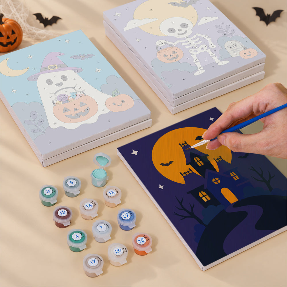 Halloween Candy Night mini paint by numbers – image 4