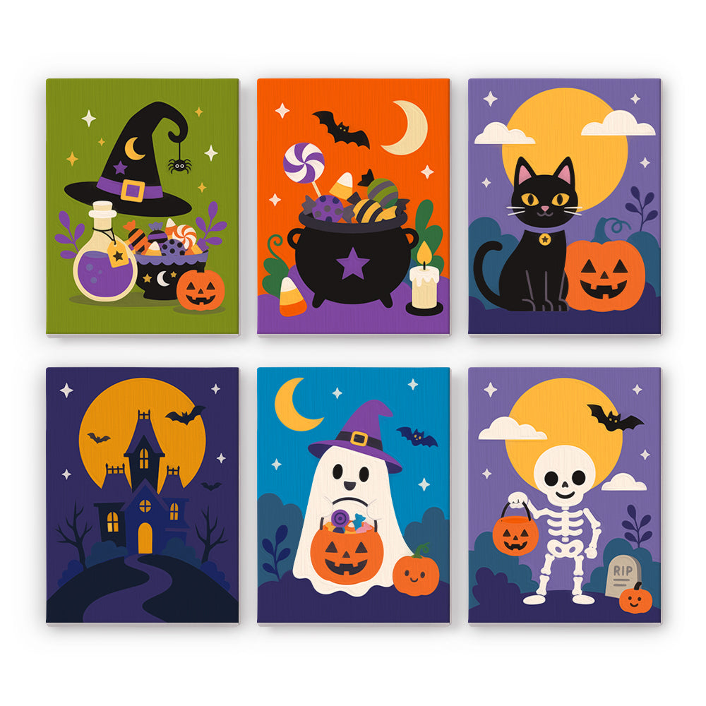 Halloween Candy Night mini paint by numbers – image 7