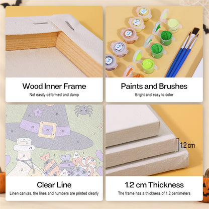 Halloween Candy Night mini paint by numbers – image 9