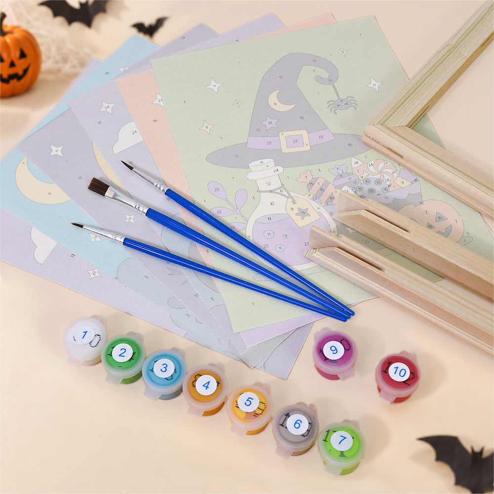 Halloween Candy Night mini paint by numbers – image 11