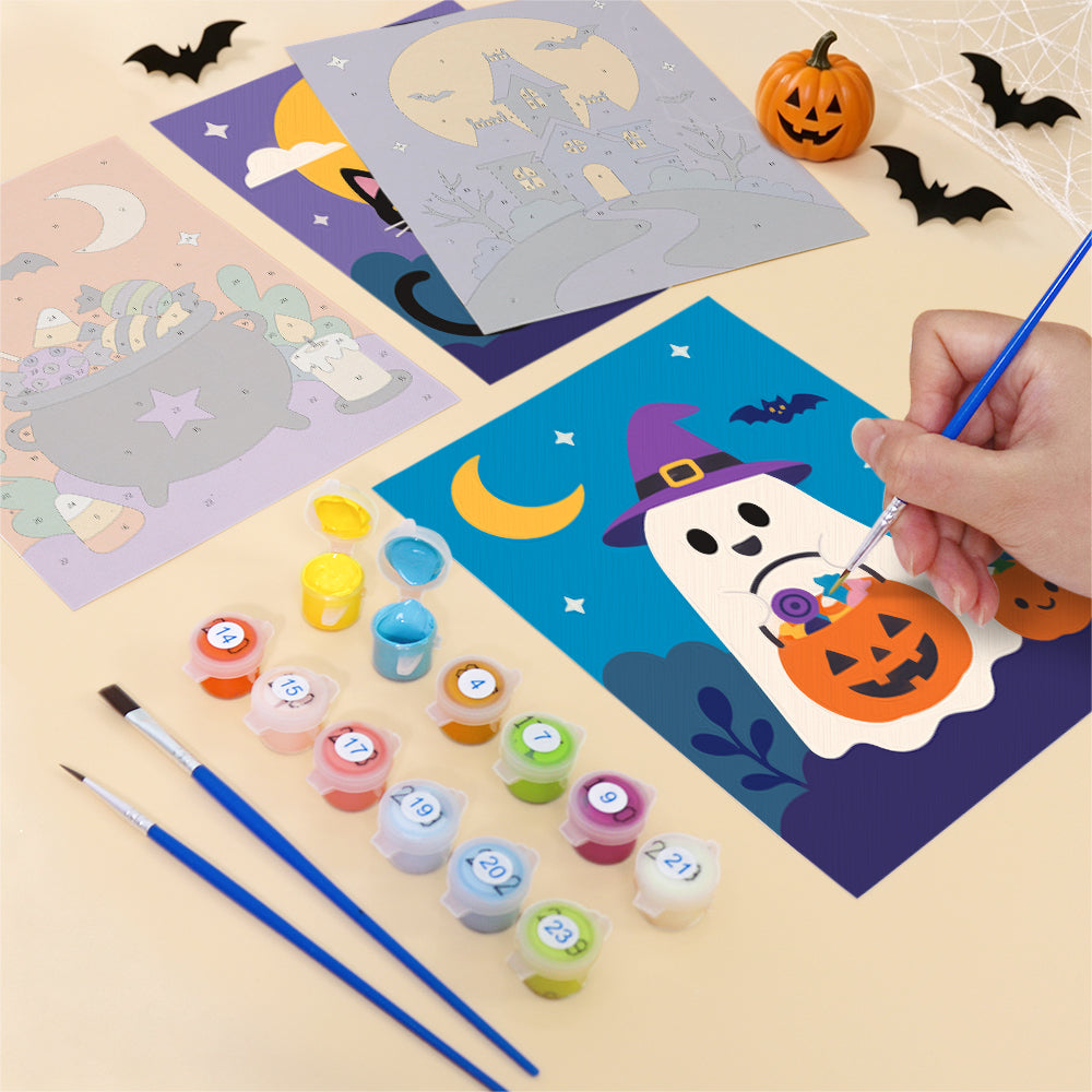 Halloween Candy Night mini paint by numbers – image 12